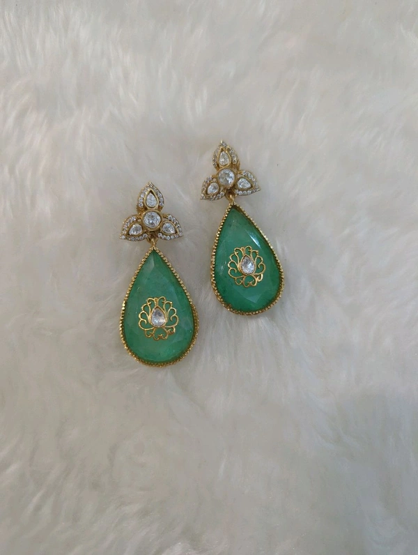 Real Mossonite Earrings  - Vz