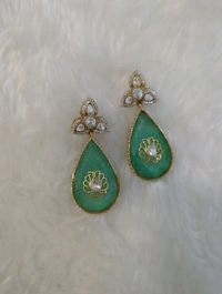 Real Mossonite Earrings  - Vz