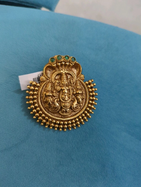 Gold Copy Nakshi Pendent  - Vz