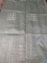 Tusser Embroidery  - green