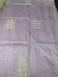 Tusser Embroidery  - Fuchsia Pink