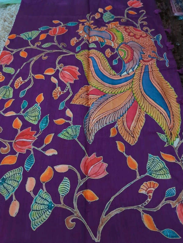 Tusser Applique - Purple