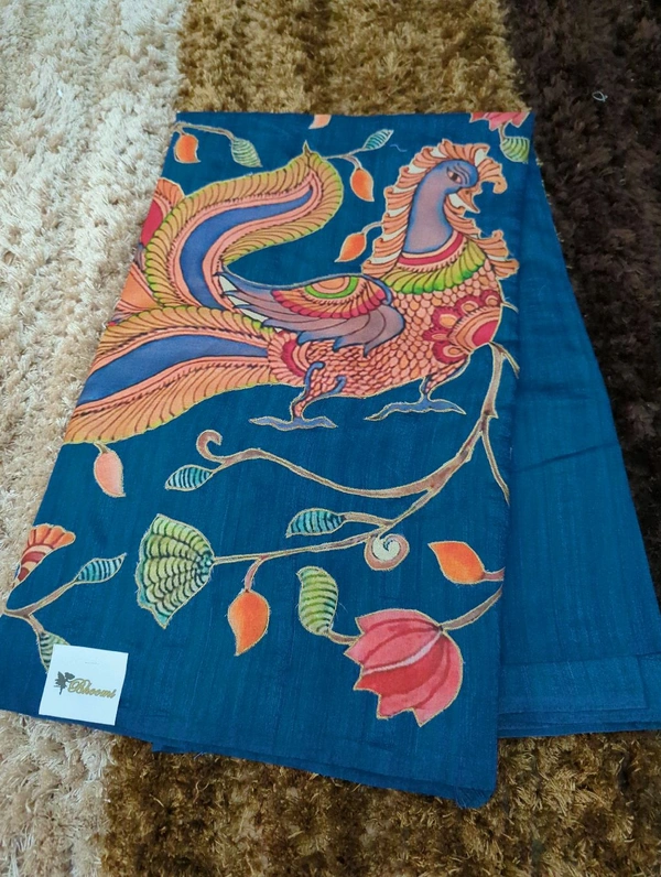 Tusser Applique - Dark Blue