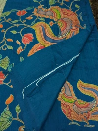 Tusser Applique - Dark Blue