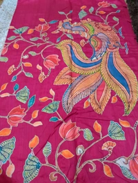 Tusser Applique - pink