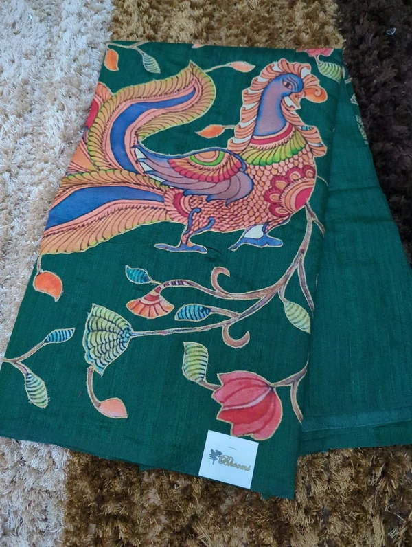 Tusser Applique - dark green
