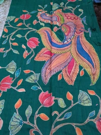 Tusser Applique - dark green