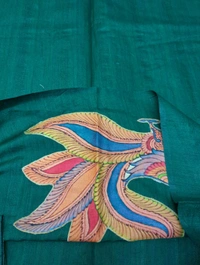 Tusser Applique - dark green