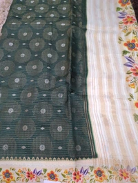 Pure Dola Weaving  - dark green