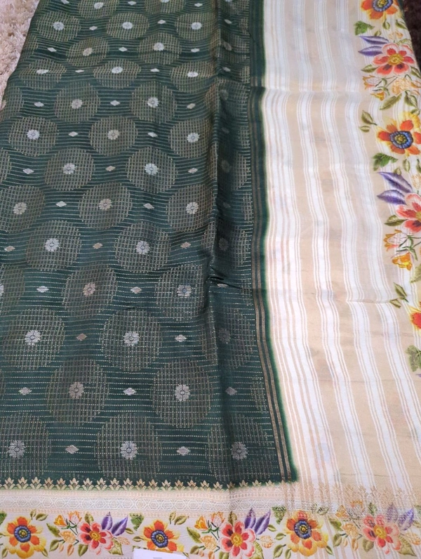 Pure Dola Weaving  - dark green