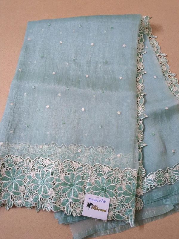 Soft Tissue Organza - Jungle Mist