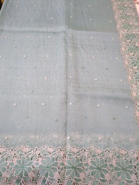 Soft Tissue Organza - Jungle Mist