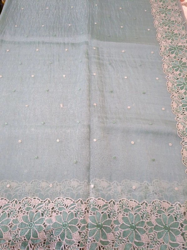 Soft Tissue Organza - Jungle Mist