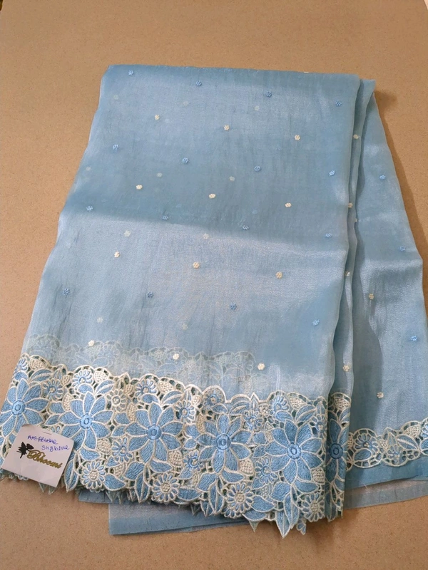 Soft Tissue Organza - sky blue