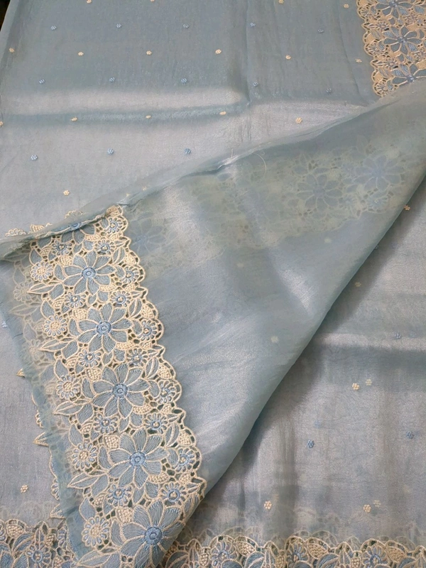 Soft Tissue Organza - sky blue