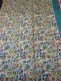 Pure Tusser Mango Designer - Pink Flamingo
