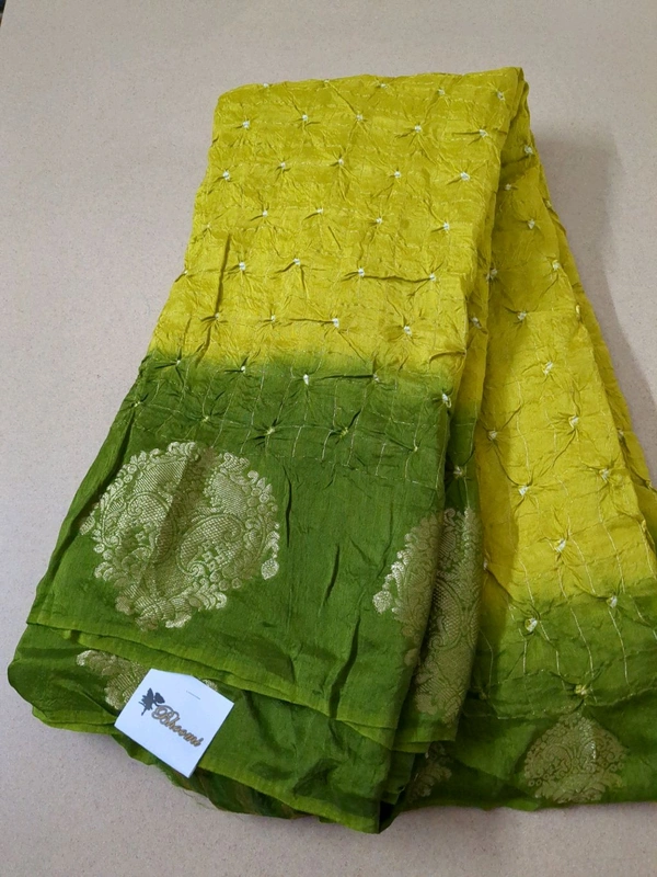 Soft Crepe Designer  - yellow