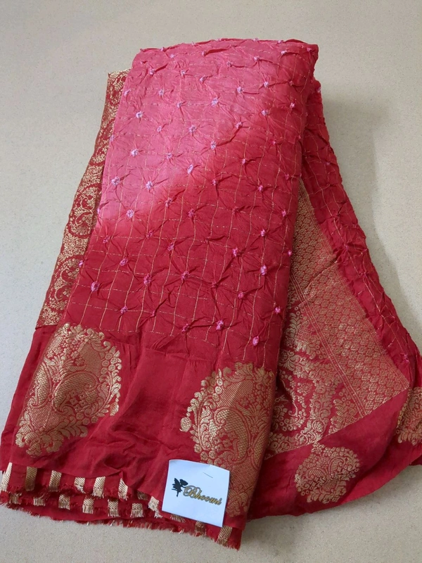 Soft Crepe Designer  - Red