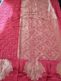 Soft Crepe Designer  - Red