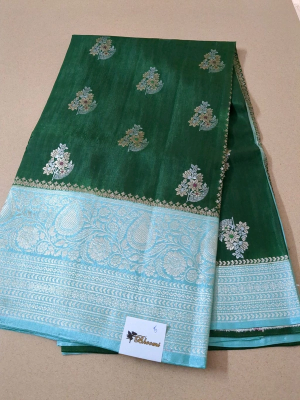 Pure Mango Tusser - dark green 5