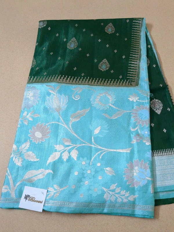 Pure Mango Tusser - dark green 4