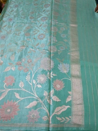 Pure Mango Tusser - dark green 4