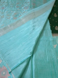 Pure Mango Tusser - dark green 4