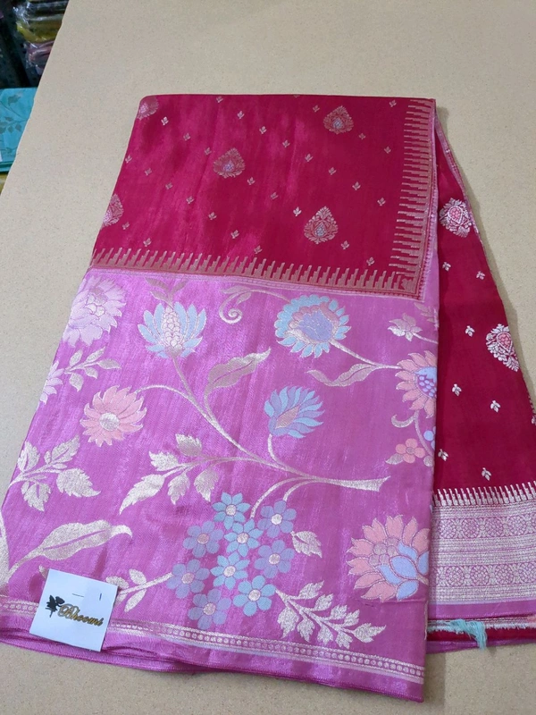 Pure Mango Tusser - pink 1