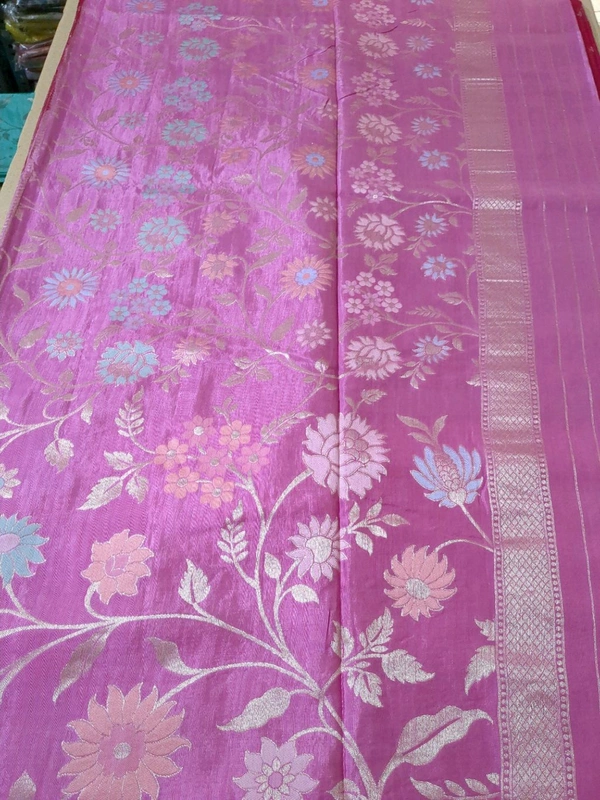 Pure Mango Tusser - pink 1