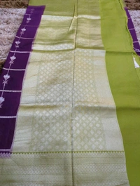 Tusser Mango Designer - Purple