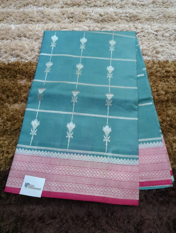 Tusser Mango Designer - Eastern Blue