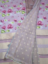 Mysore Crepe Designer  - Heliotrope 12