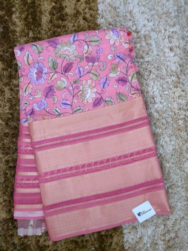 Mysore Crepe Designer  - Wild Watermelon 4