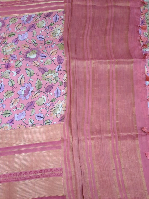 Mysore Crepe Designer  - Wild Watermelon 4