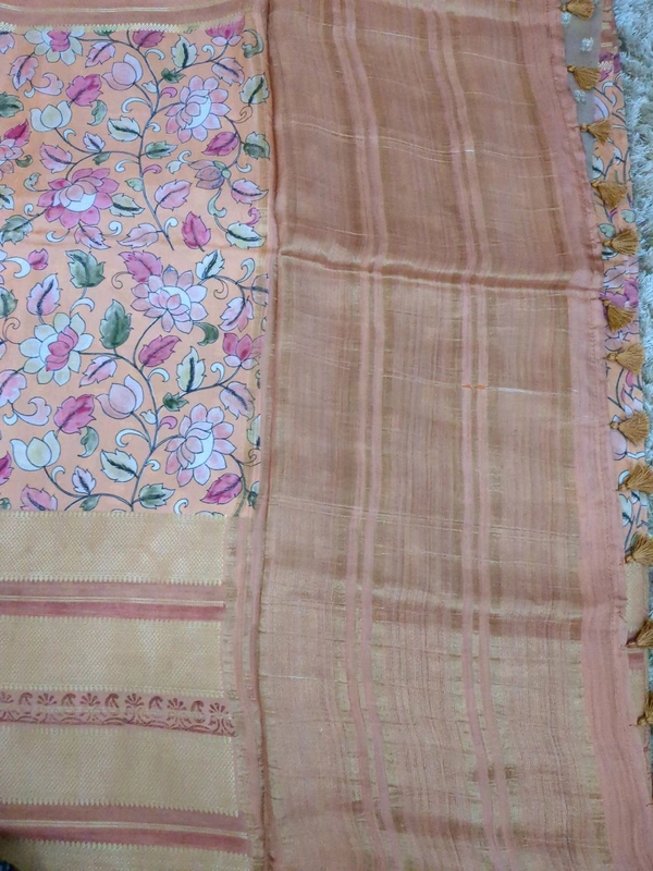 Mysore Crepe Designer  - Atomic Tangerine 3