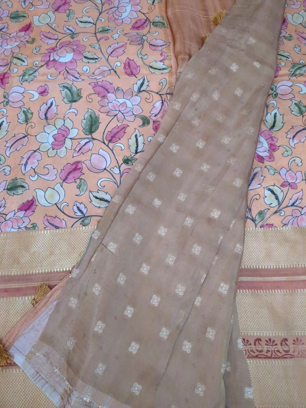 Mysore Crepe Designer  - Atomic Tangerine 3