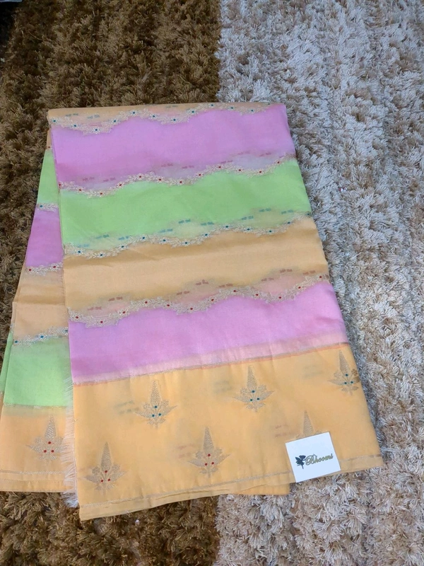 Georgette Organza  - Yellow Orange