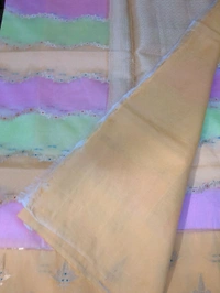 Georgette Organza  - Yellow Orange