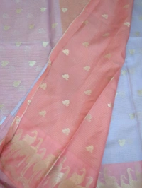 Silk Kota Weaving  - Blue Chalk