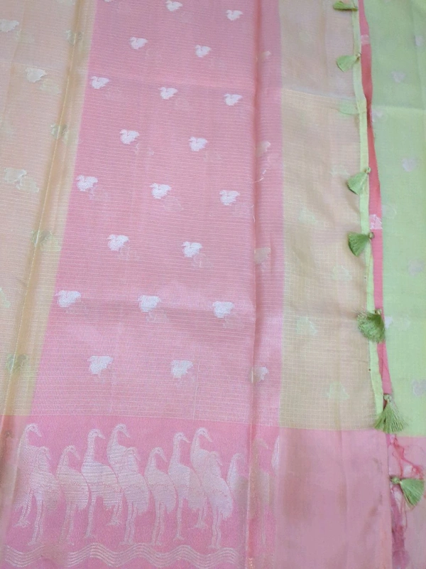 Silk Kota Weaving  - green
