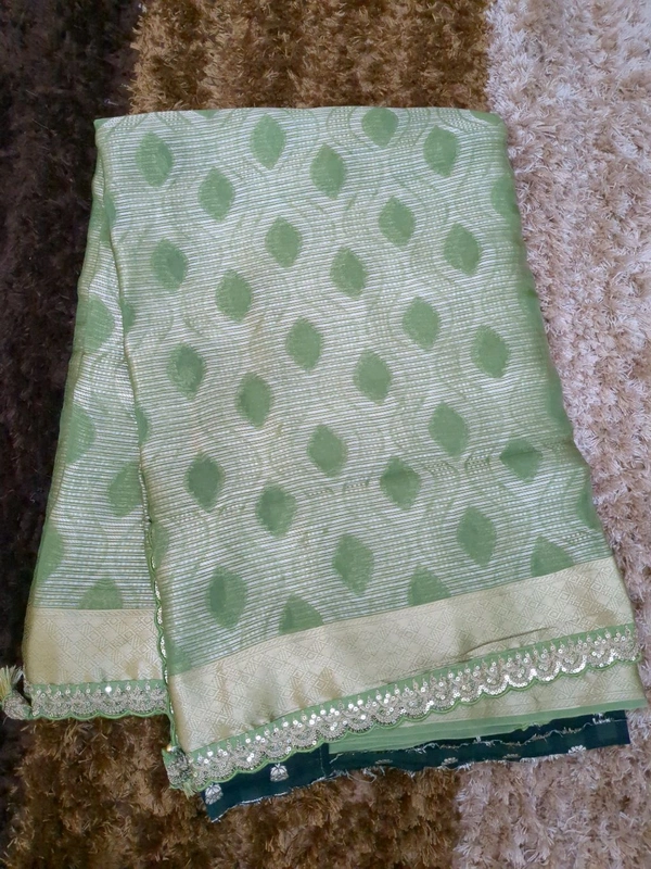 Pure Rusian Organza - Green