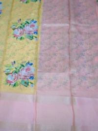 Silk Kota Designer  - Gold