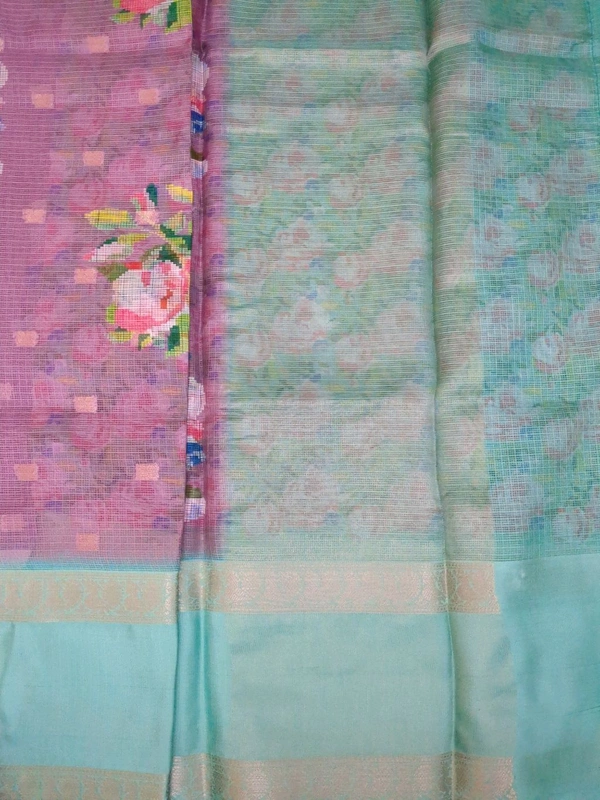 Silk Kota Designer  - Wisteria