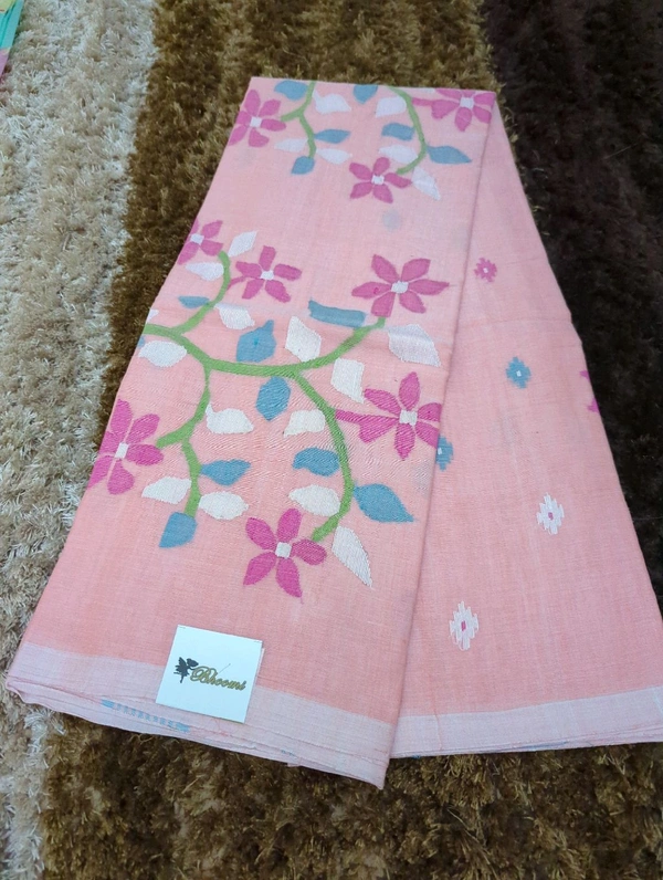 Handloom Cotton Jamdhani - Sundown