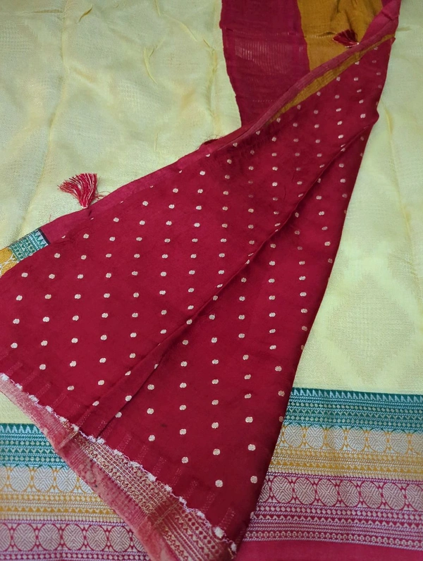 Pure Dola Weaving  - Red