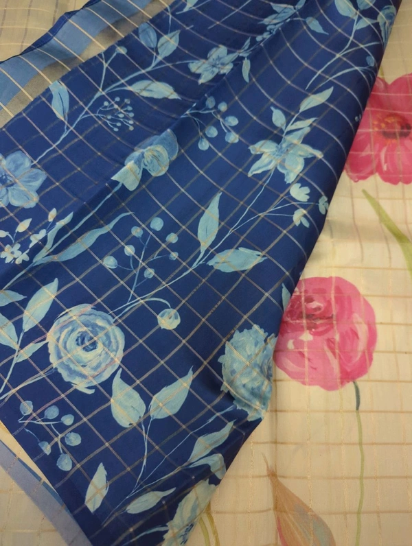 Soft Durian Checks - Navy Blue