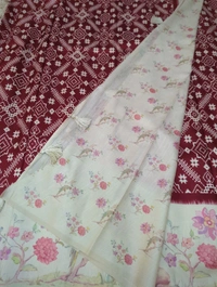 Soft Chiniya Printed - Maroon