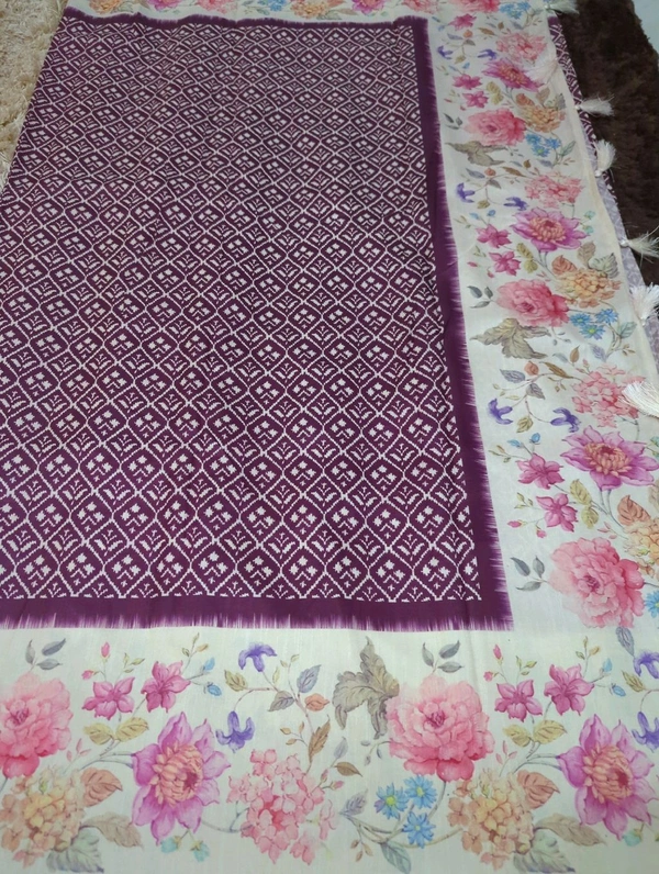 Soft Chiniya Printed - Purple