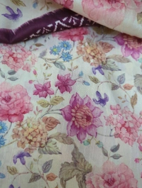 Soft Chiniya Printed - Purple