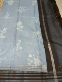Kota With Weaving Boardes  - Periwinkle